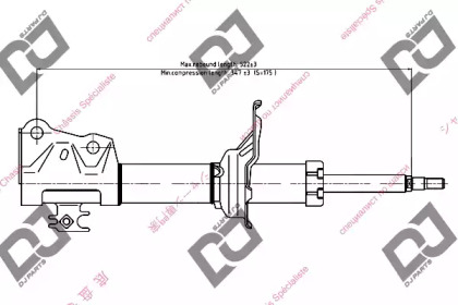 Амортизатор DJ PARTS DS1006GS